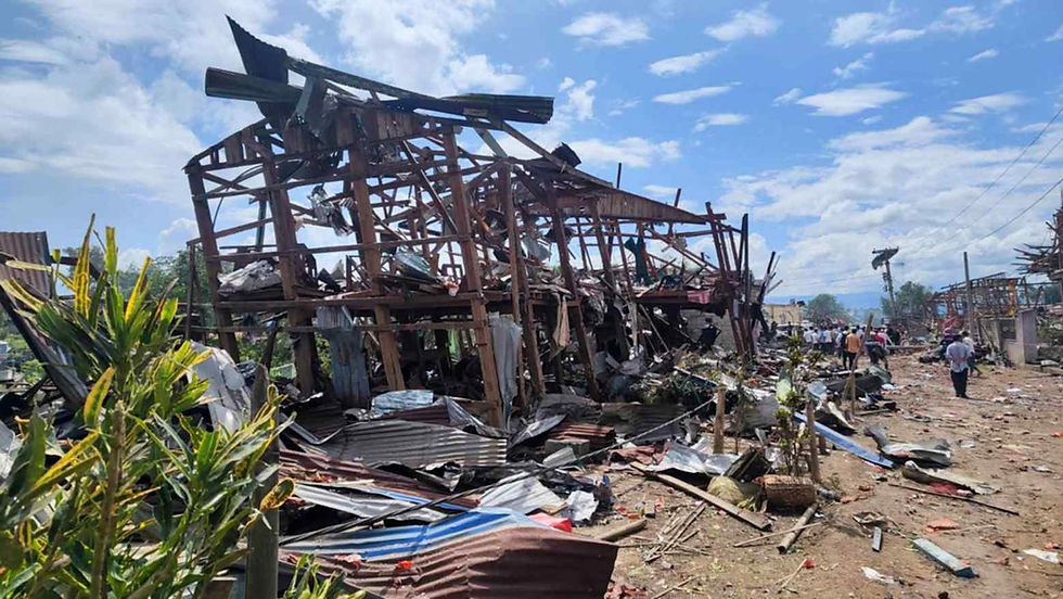 Massive Blast at Burmese Explosives Warehouse Kills Dozens