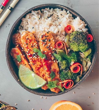 Arranged Food and Objects