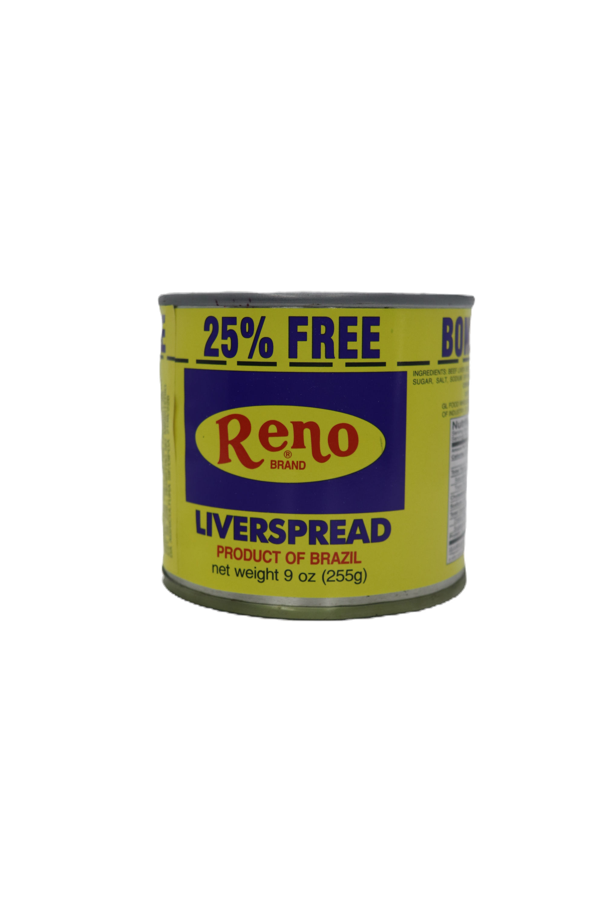 Reno - Liver Spread - 255 G - Product of Brazil