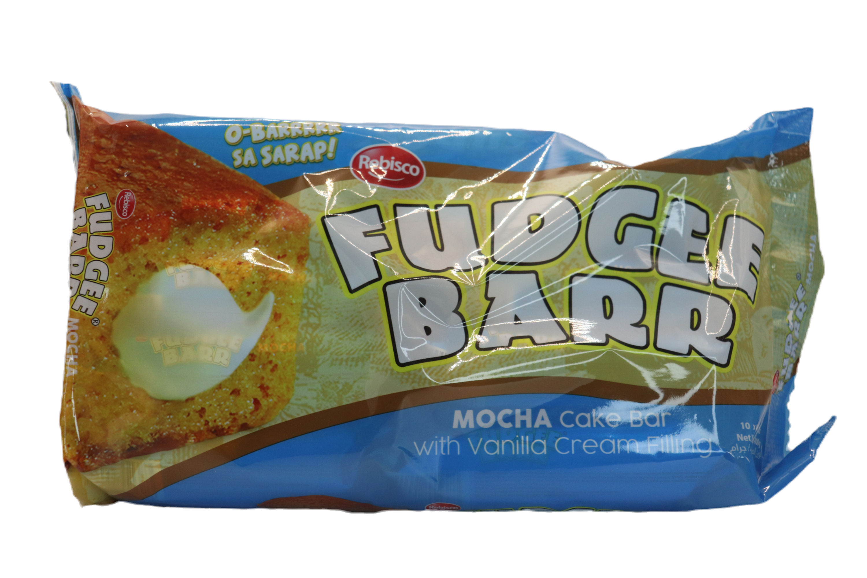 Rebisco - Fudgee Bar Mocha with Vanilla Cream Filling - 10 Pack