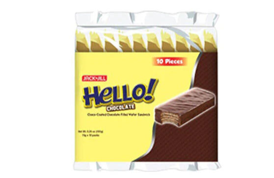 Jack 'n Jill - Hello - Chocolate - Choco Coated Chocolate Filled Wafer Sandwich