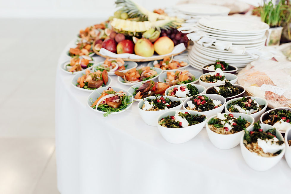 Arranged Food and Objects