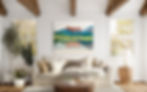 Thumbnail: Three Sisters Viewpoint - Original painting