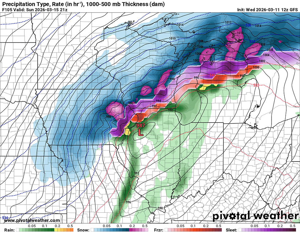 3/11 | Severe Weather Over, Attention Turns to Weekend System