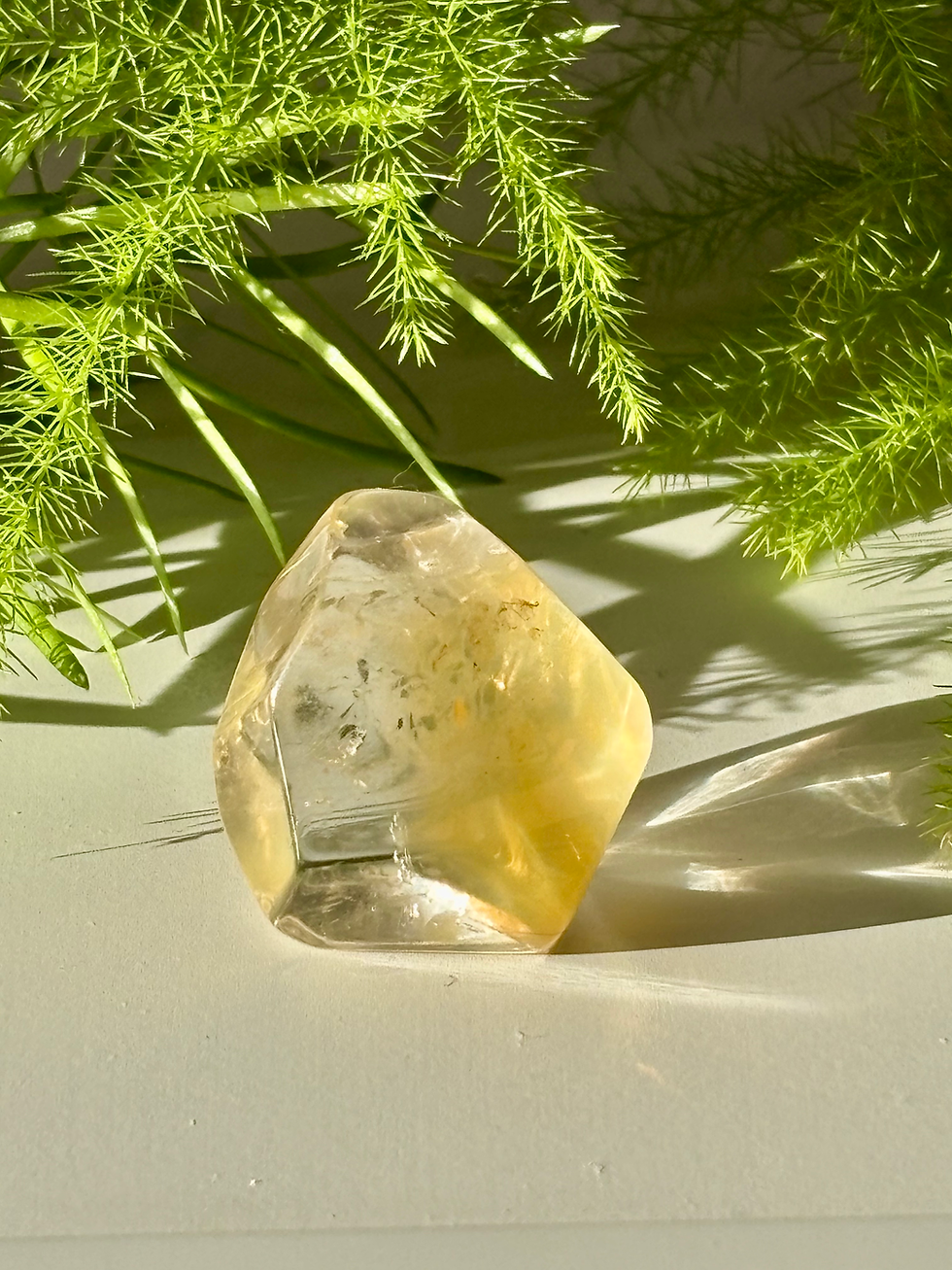 Faceted Hematoid Quartz.