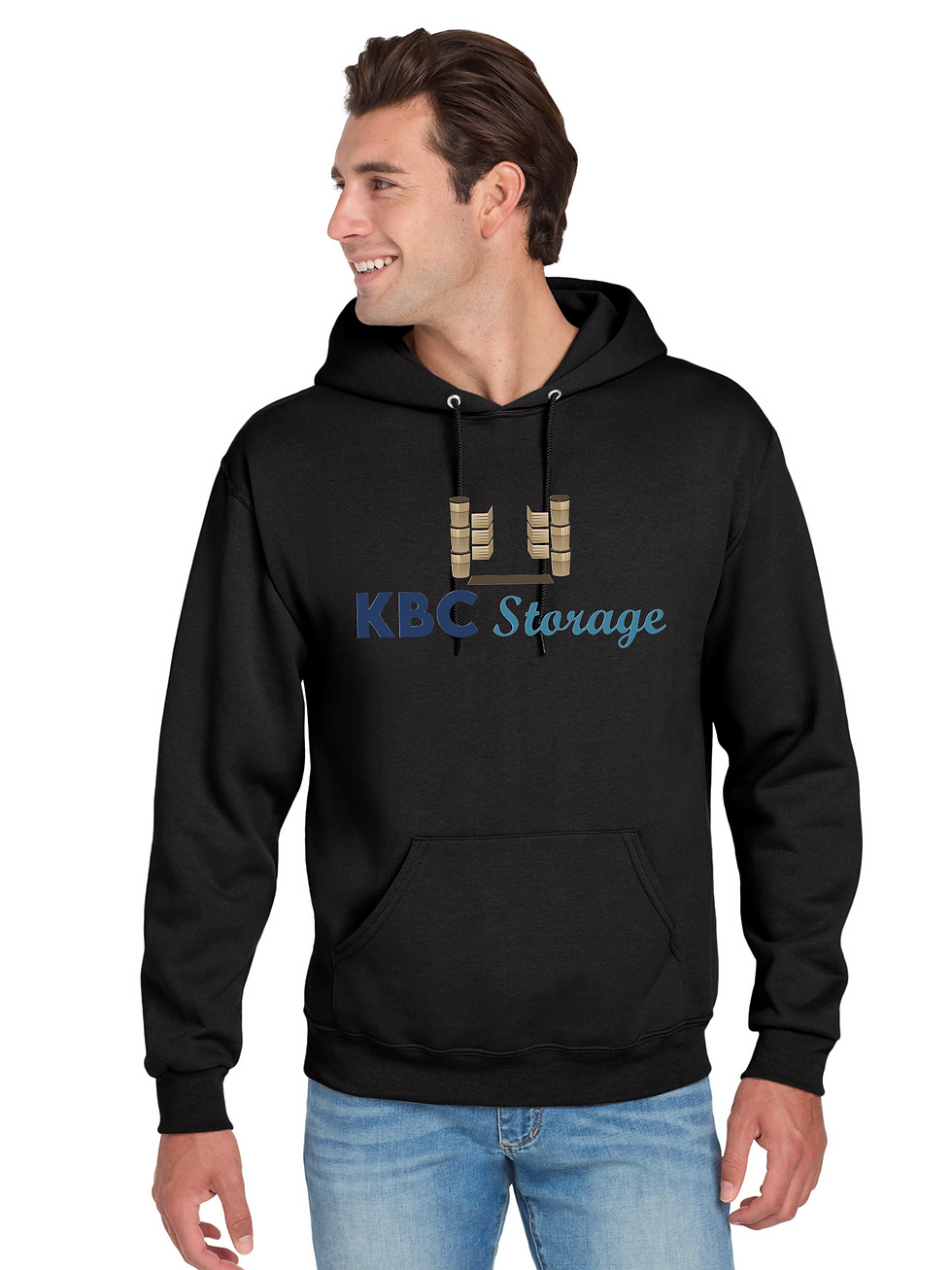 Thumbnail: Jerzees® - NuBlend Pullover Hooded Sweatshirt with KBC Print