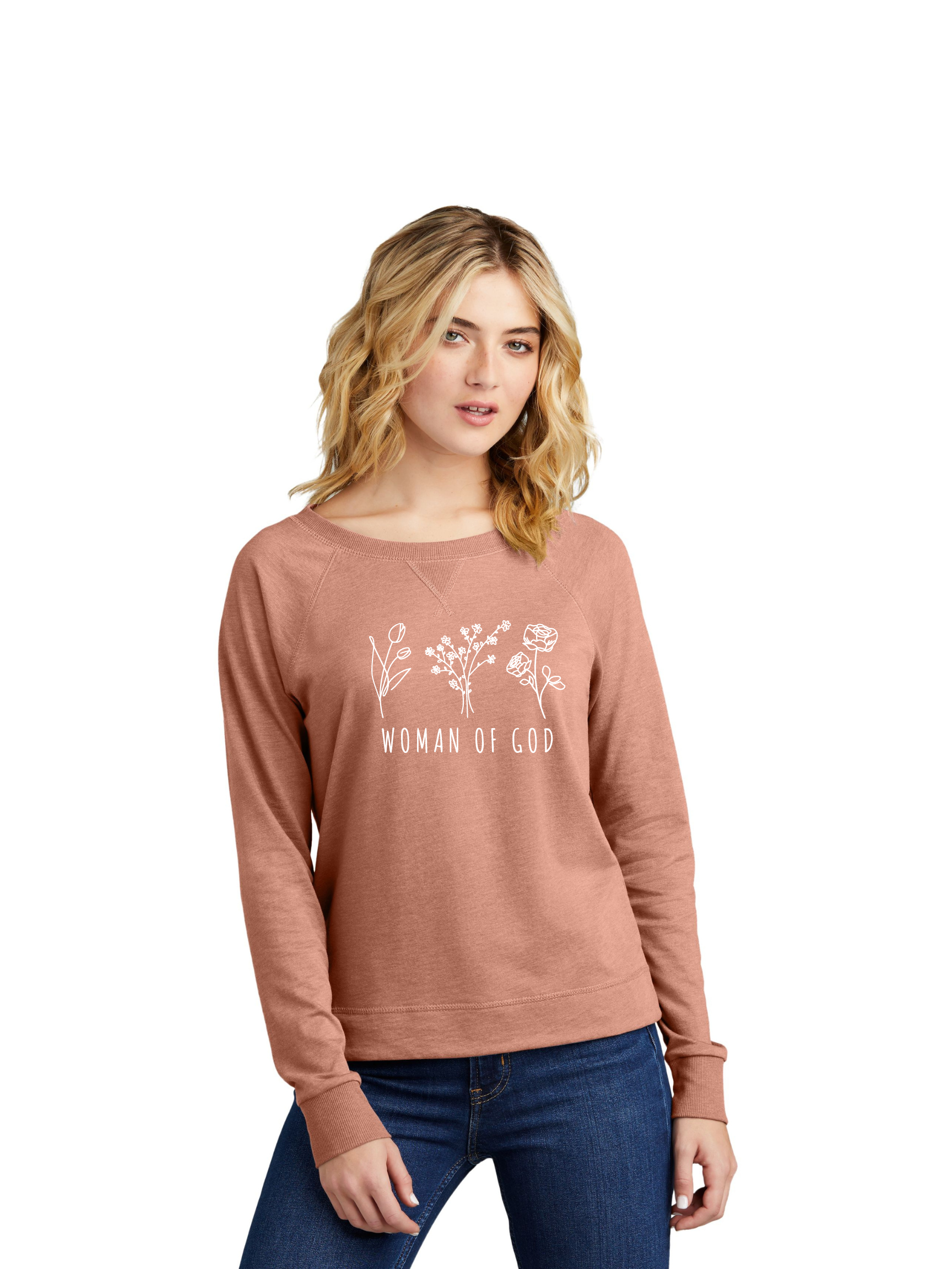 Women Of God District Long Sleeve Crewneck