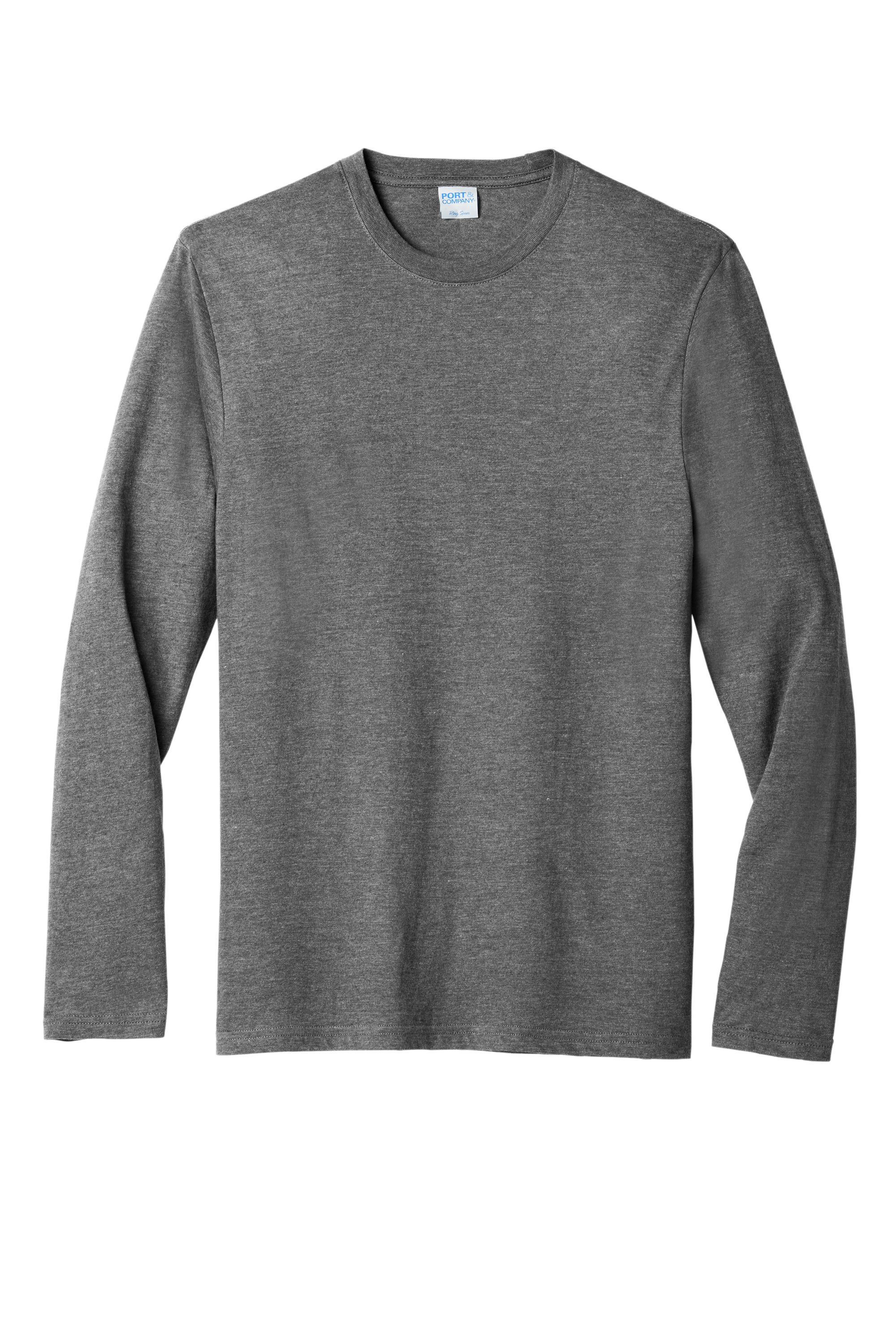 Port & Company® Tri-Blend Long Sleeve Tee Unisex
