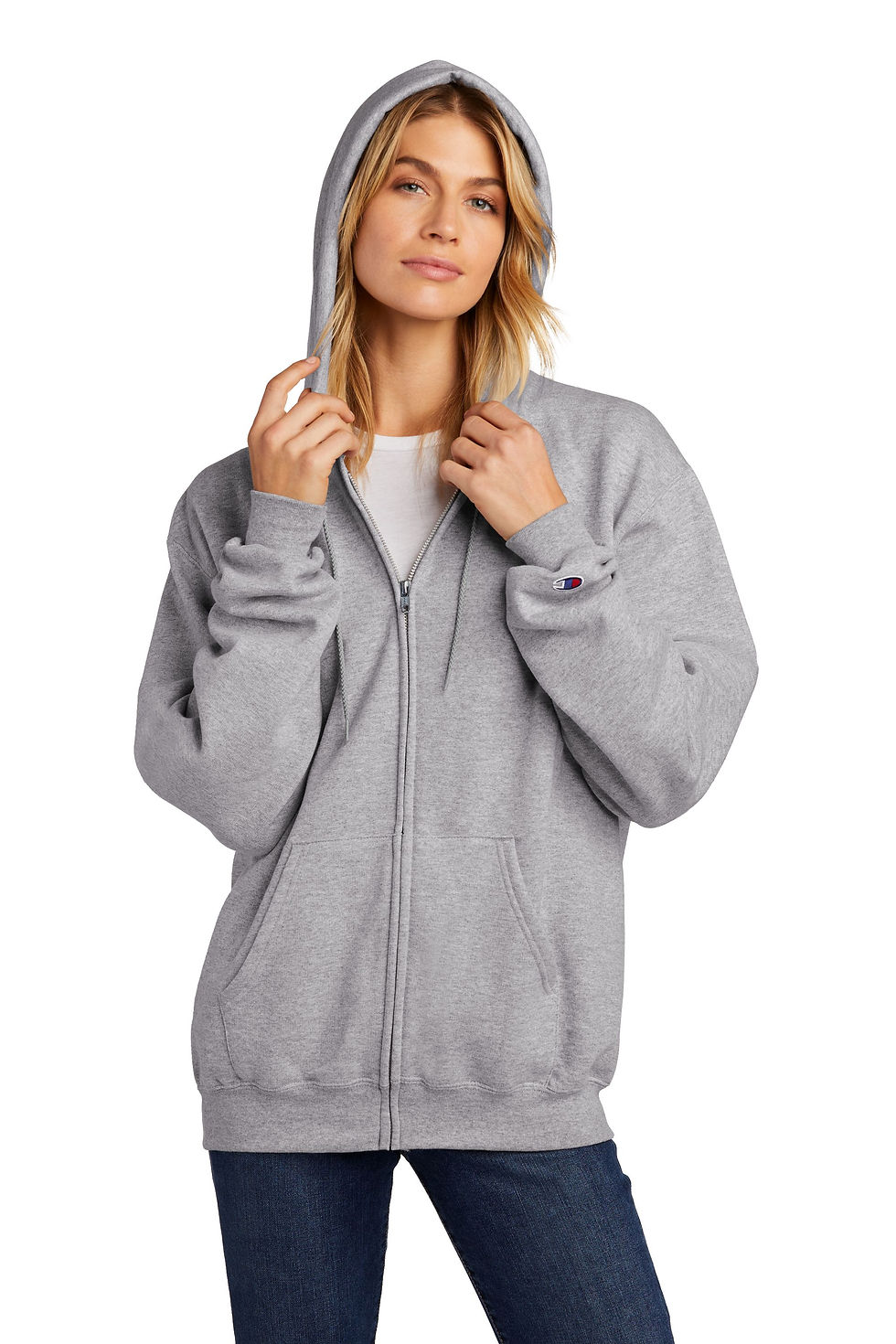 Thumbnail: S800 Champion Powerblend Full-zip Hoodie