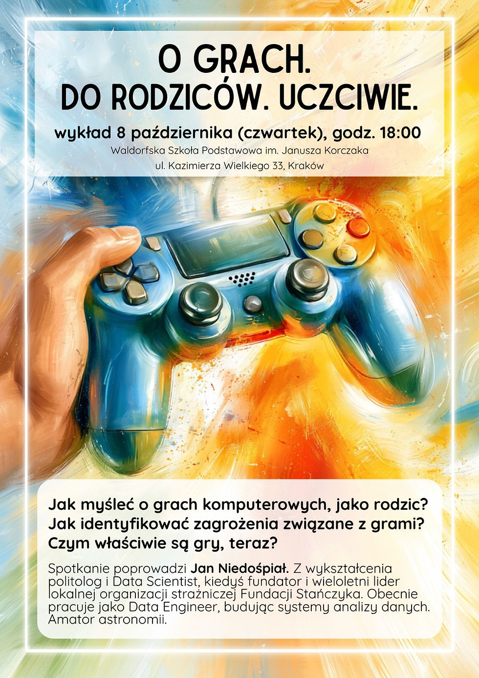 Warsztaty medialne "O grach. Dla rodziców. Uczciwie"