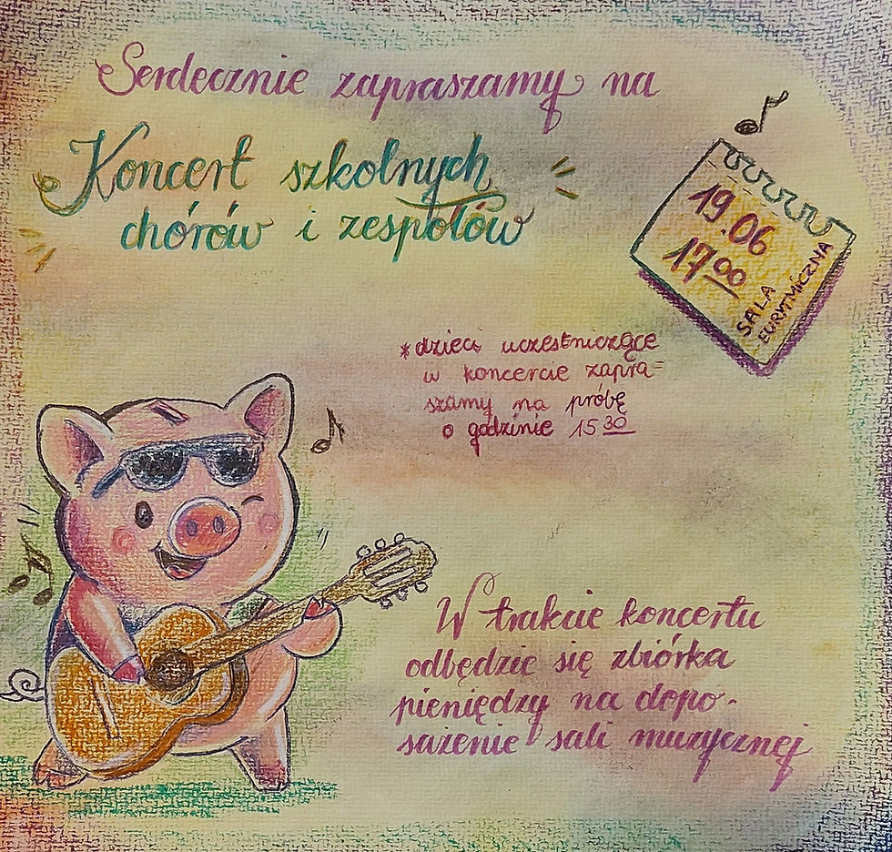 Koncert szkolnych chórów i zespołów