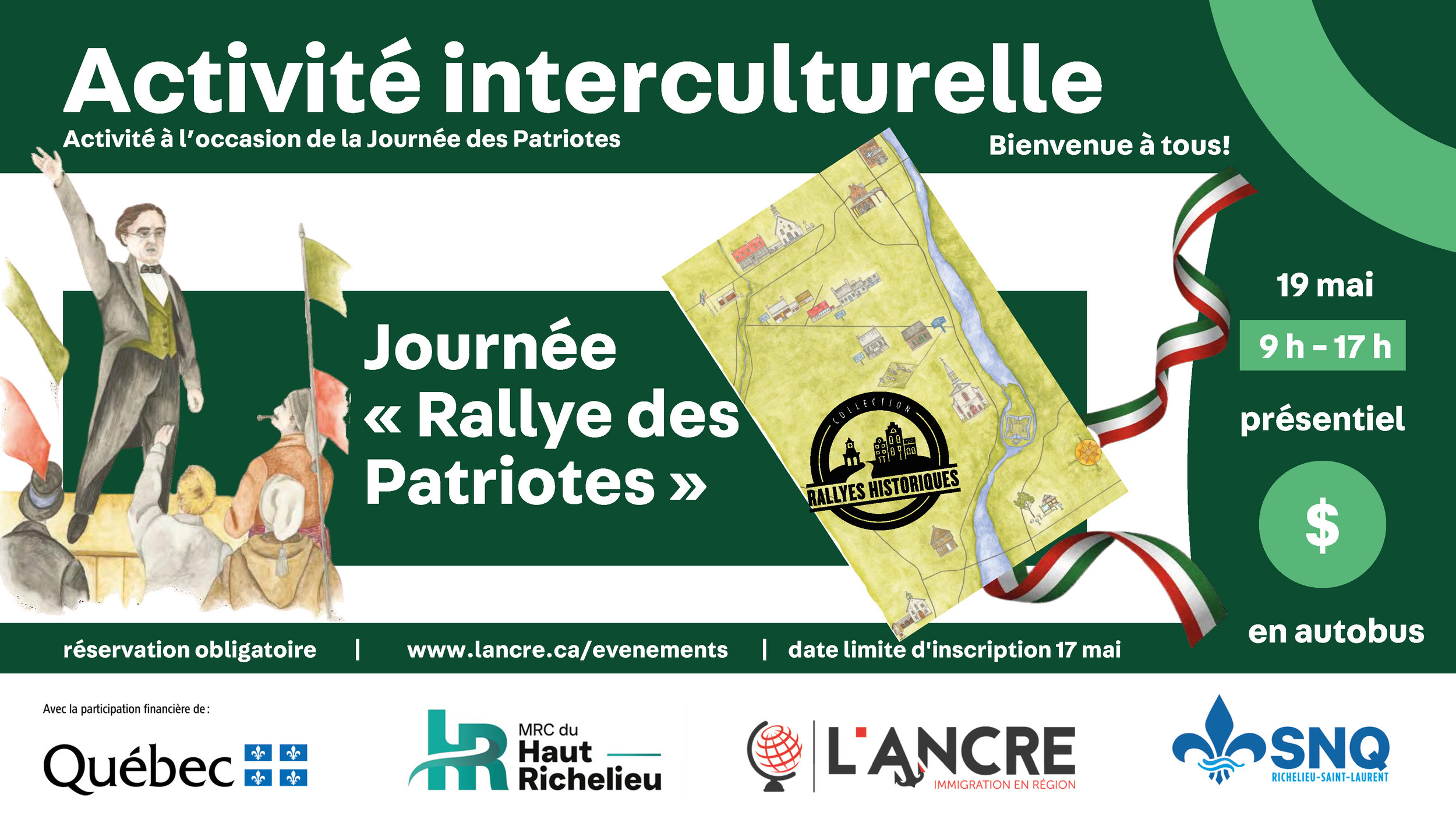 Rallye à la découverte des Patriotes du Haut-Richelieu
