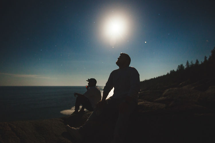 Sean Post and friend enjoying the outdoors.