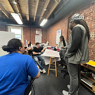 Sean Post running a staff workshop at The Center for Teen Empowerment.
