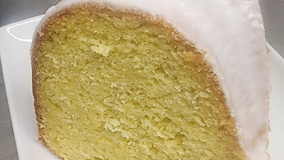 Lemon Bundt Cake Slice