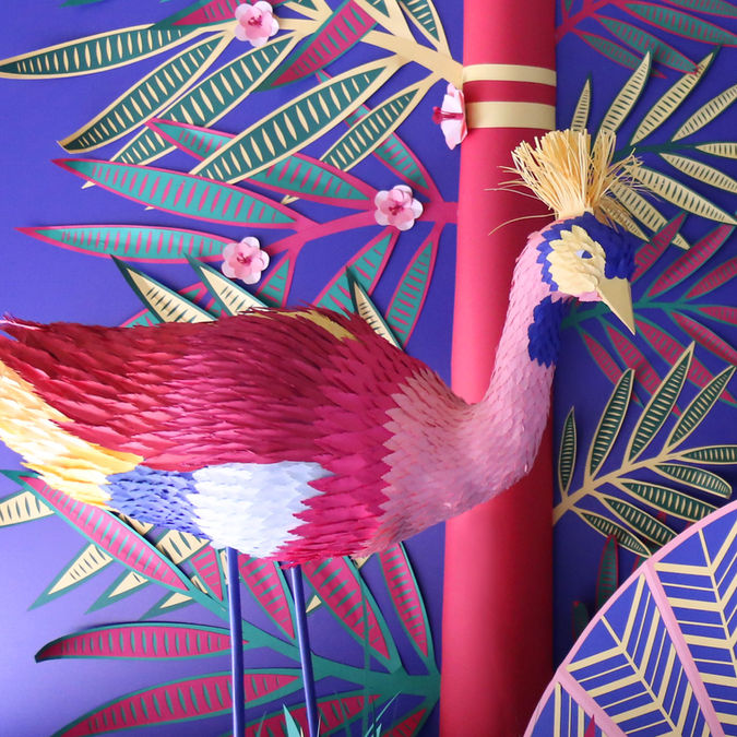 paper art photobooth decor papier event événementiel japan expo canon