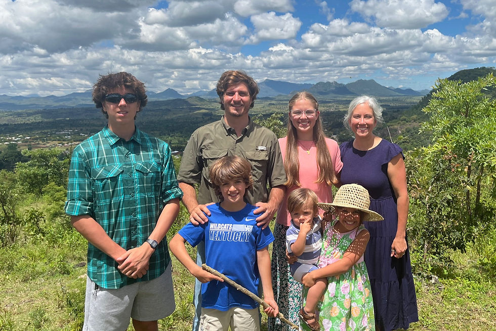 Family picture on Easter Morning