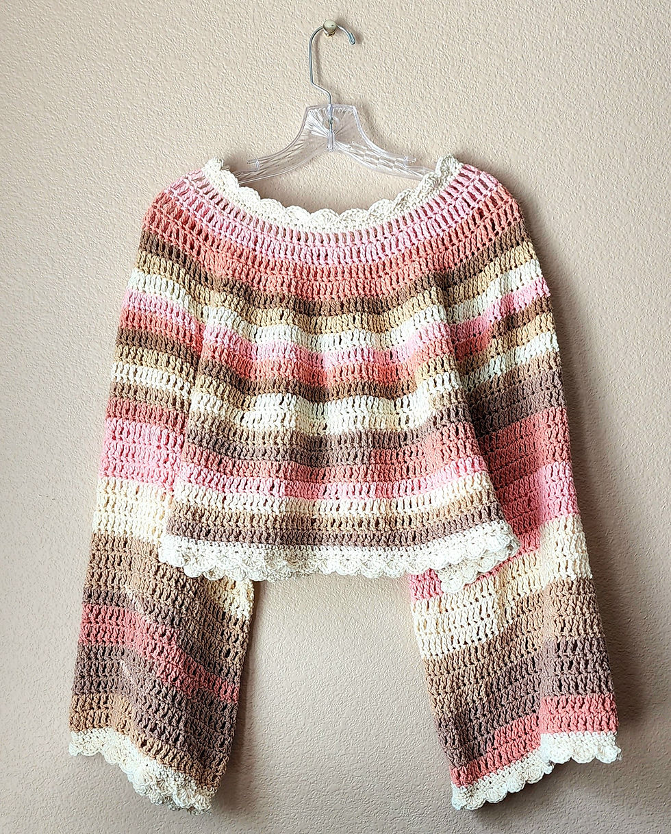 Thumbnail: Sweet Breeze Top- PDF Crochet Pattern