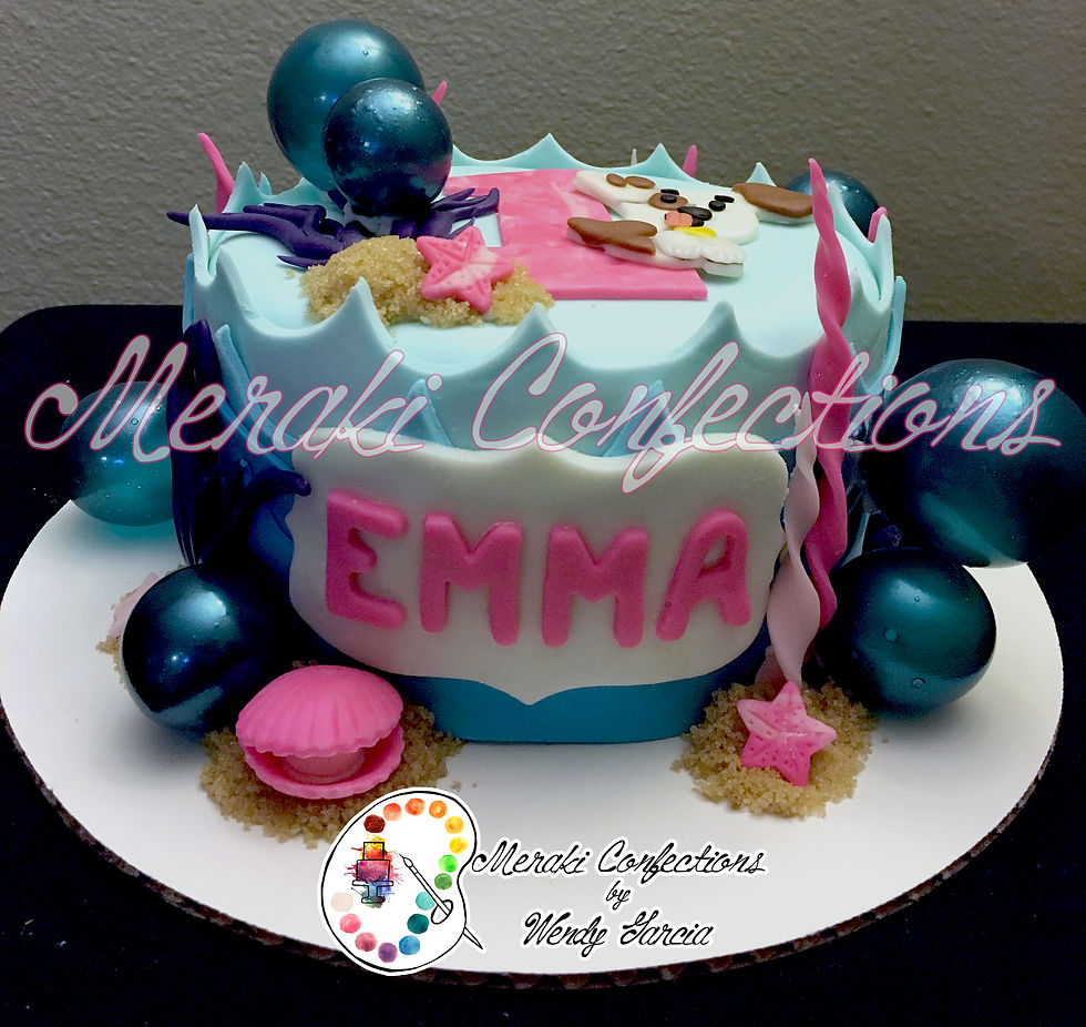 Bubble Guppy Cake