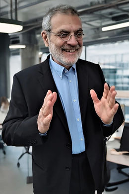 Portrait of Univ. Prof. DDr. Homann from Graz summarizing key findings during a coaching session.