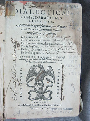 DIALECTICAE CONSIDERATIONIS LIBRI SEX ARISTOTELICI ORGANI SUMMAM