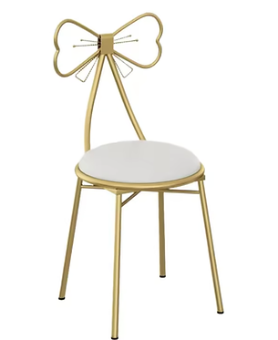 Childrens White Bow Chair London