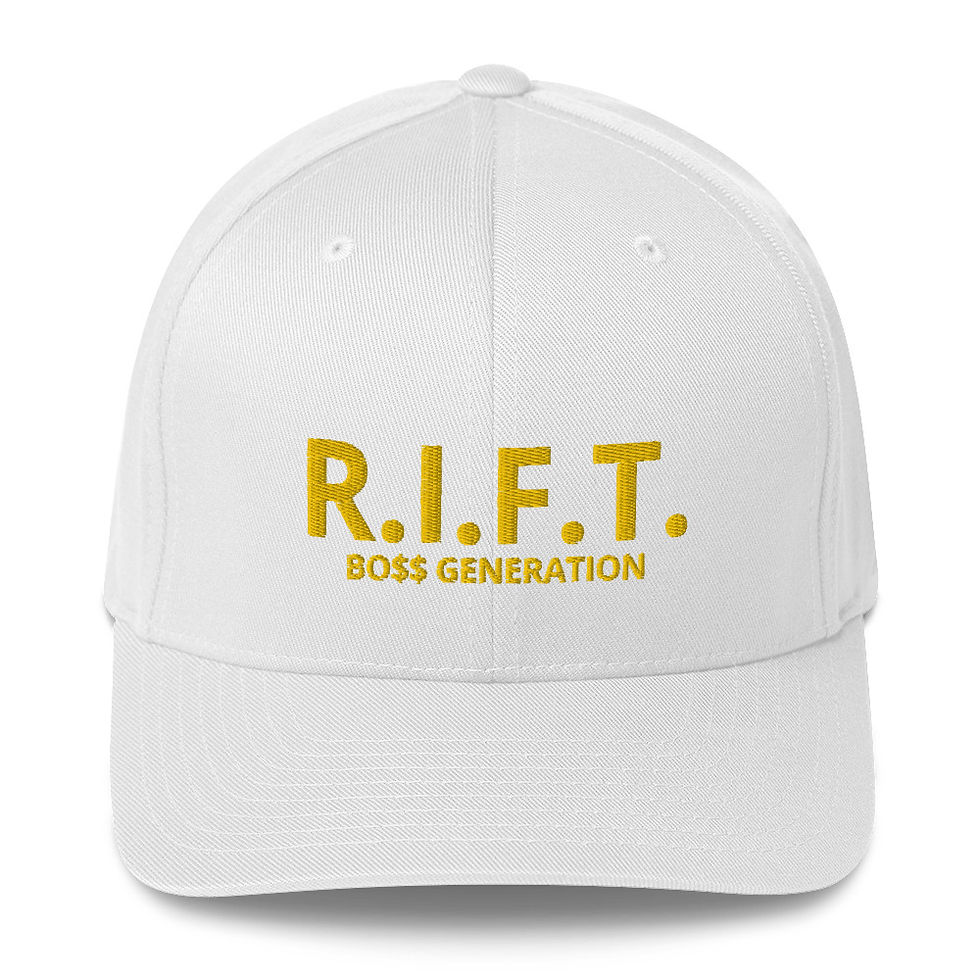 Thumbnail: "Run in Family Til" Structured Twill Cap (Gold Lettering)