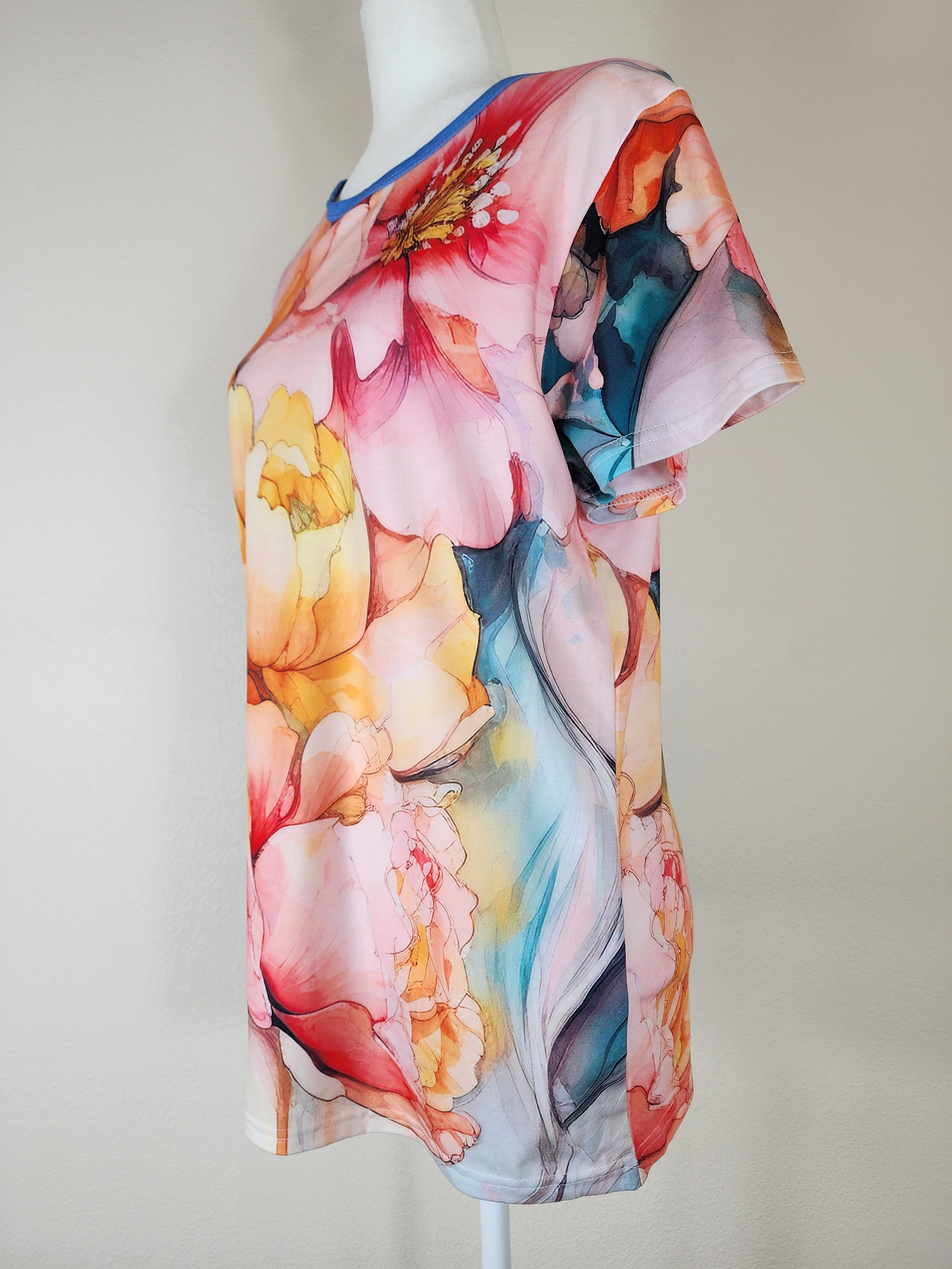 No.104 Crew Neck Women Soft T-shirt - Medium. Last One.