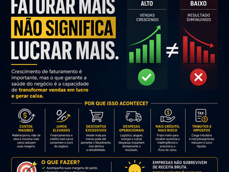 Faturar Mais Não Significa Lucrar Mais
