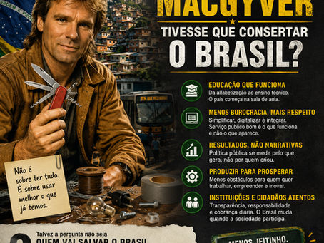 MacGyver no Brasil: o homem que consertava tudo finalmente encontraria seu maior desafio