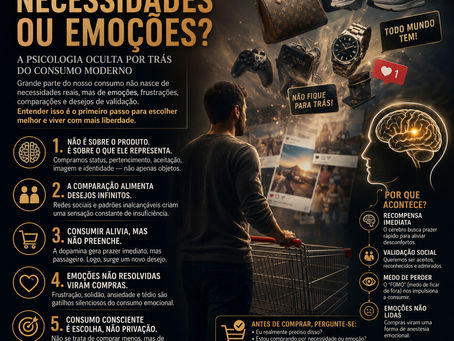 Consumimos Necessidades ou Emoções? A Psicologia Oculta por Trás do Consumo Moderno