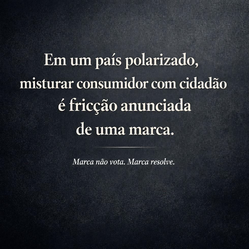 Consumidor x Cidadão