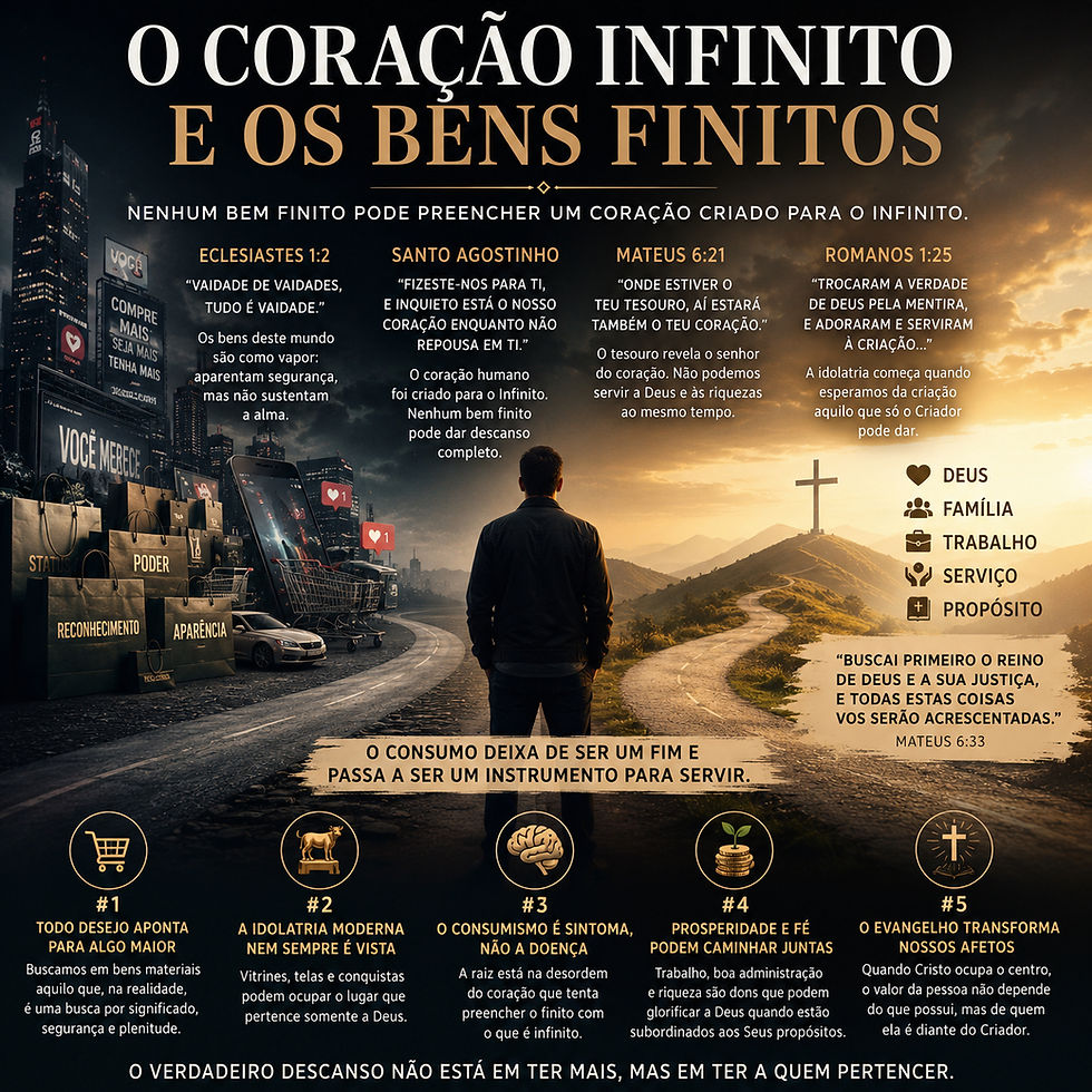 O Coração Infinito e os Bens Finitos