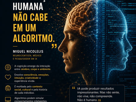 A Cognição Humana Não Cabe em um Algoritmo