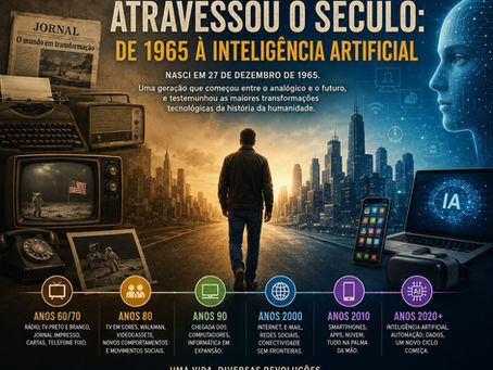 A Geração que Atravessou o Século: de 1965 à Inteligência Artificial