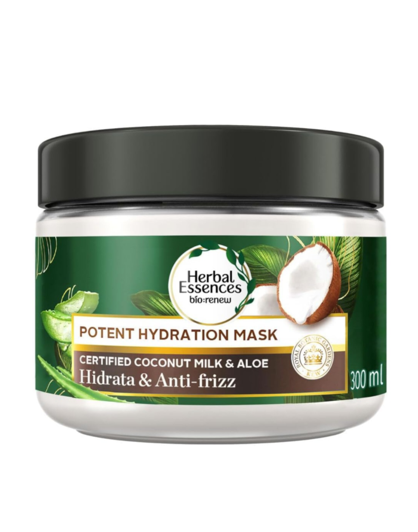 HERBAL ESSENCES Mascarilla Capilar Hidratación y Anti-Frizz Coco