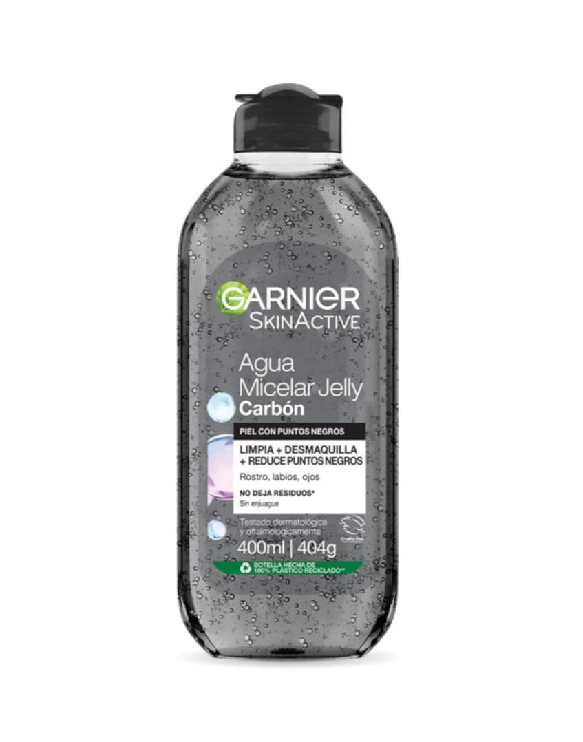 GARNIER Agua Micelar Carbón Activado