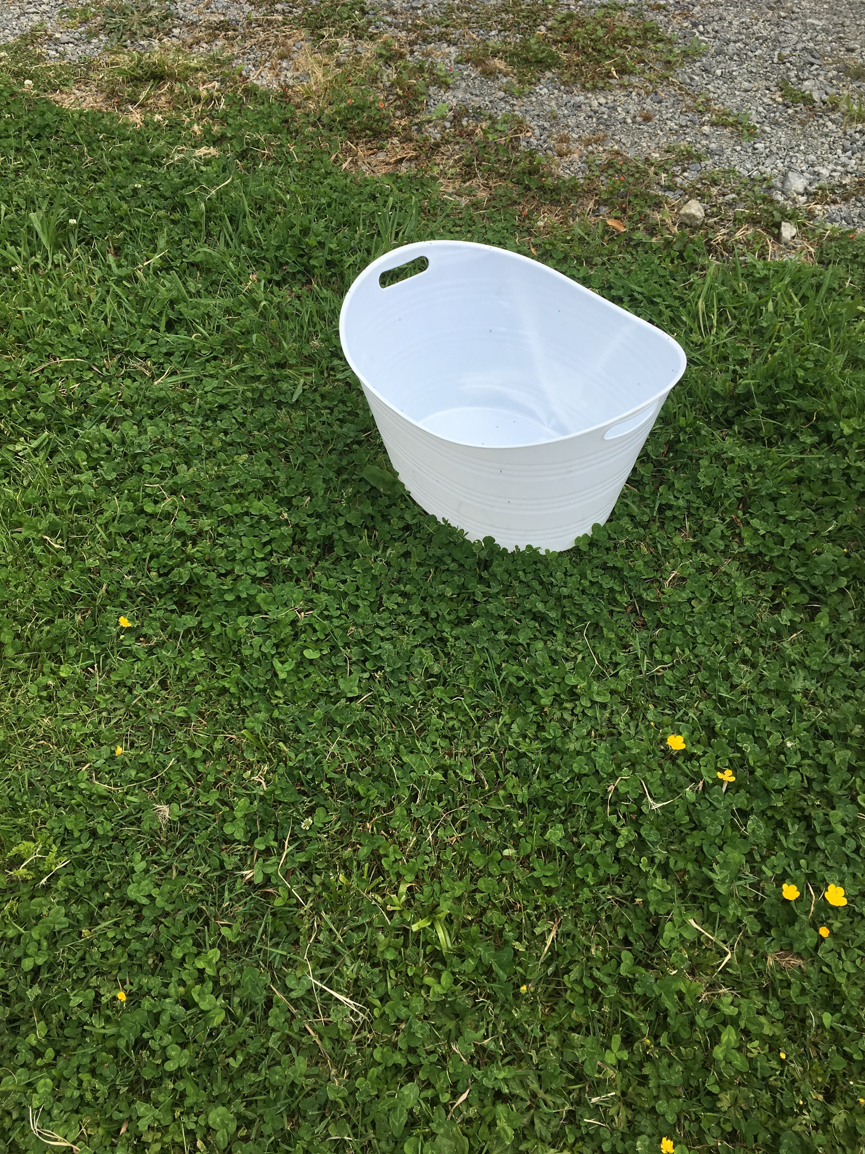 Bin Ice White Oval