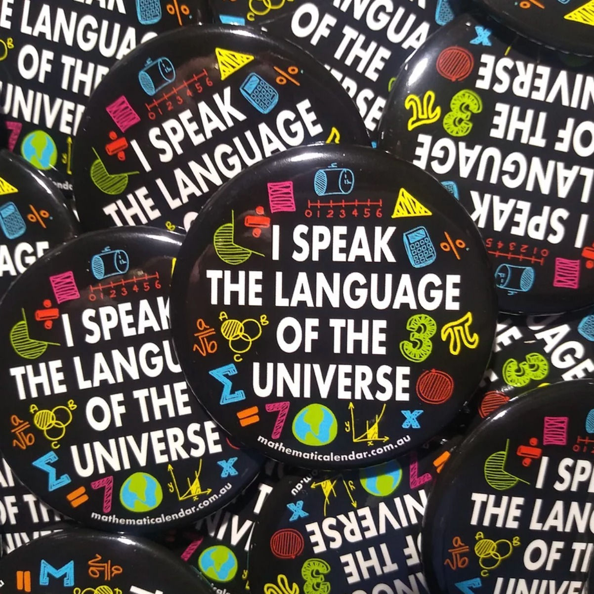 "I Speak the Language of the Universe" Badge