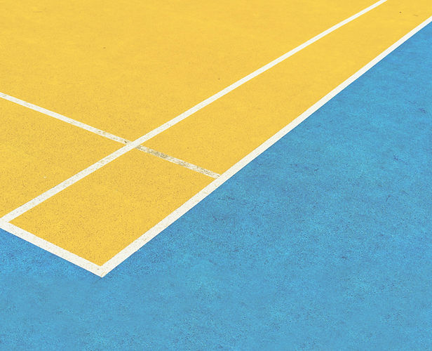Colorful Court Lines