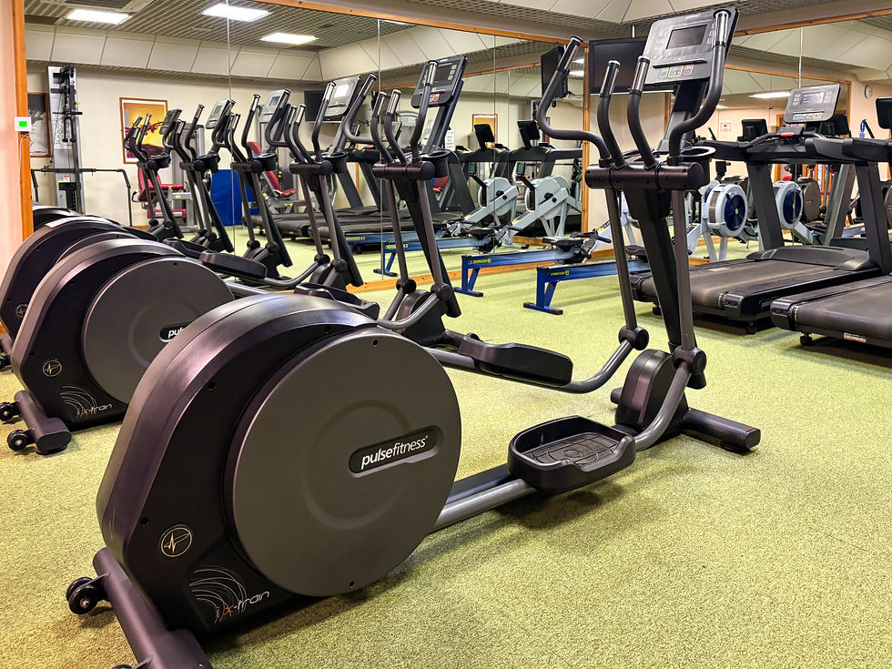 Elliptical machines at Bridge of Allan Sports Club