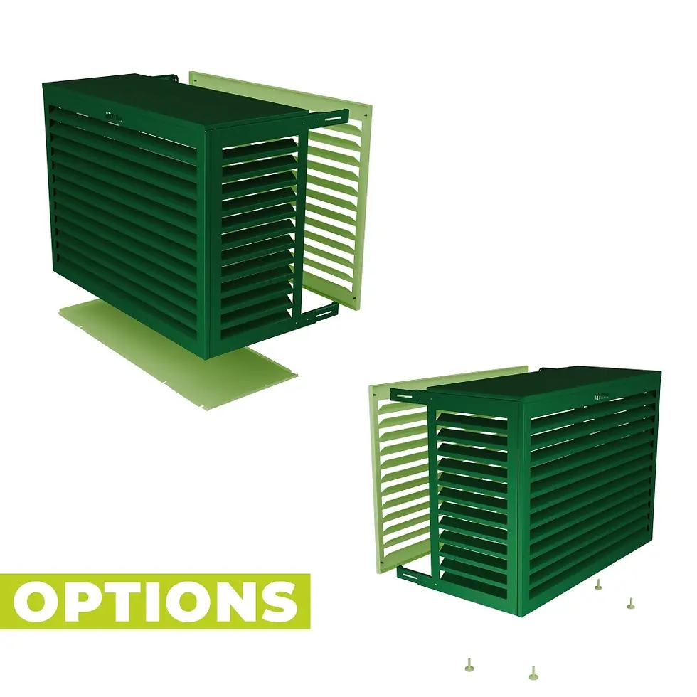 Miniaturbild: Sichtschutz-Verkleidung Alu Moosgrün