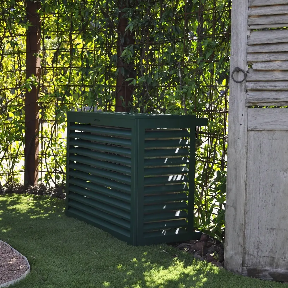 Miniaturbild: Sichtschutz-Verkleidung Alu Moosgrün