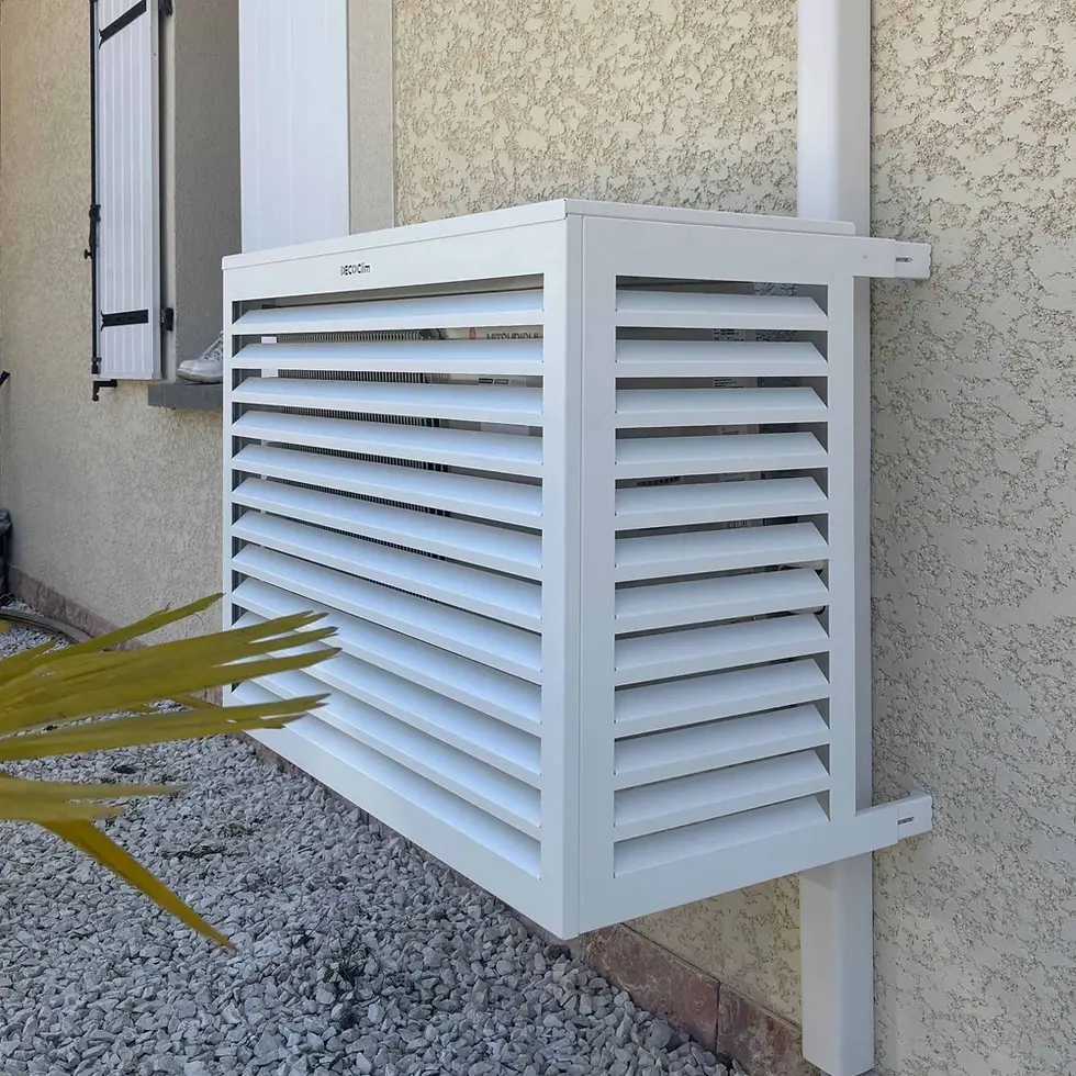 Miniaturbild: Sichtschutz-Verkleidung Alu Reinweiss