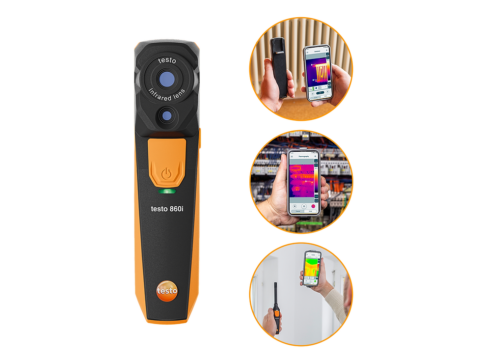 Miniaturbild: testo 860i Set - Drahtlose Wärmebildkamera für Smartphones