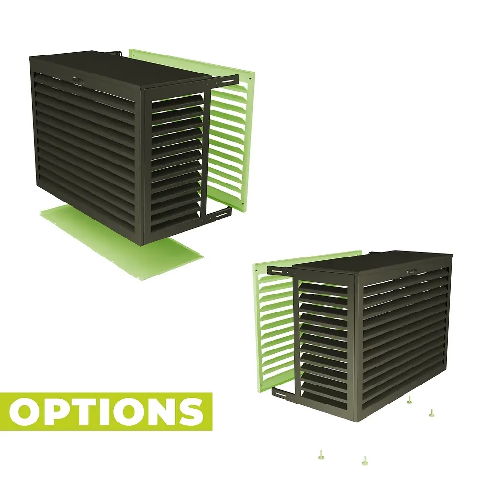 Miniaturbild: Sichtschutz-Verkleidung Alu Umbragrau