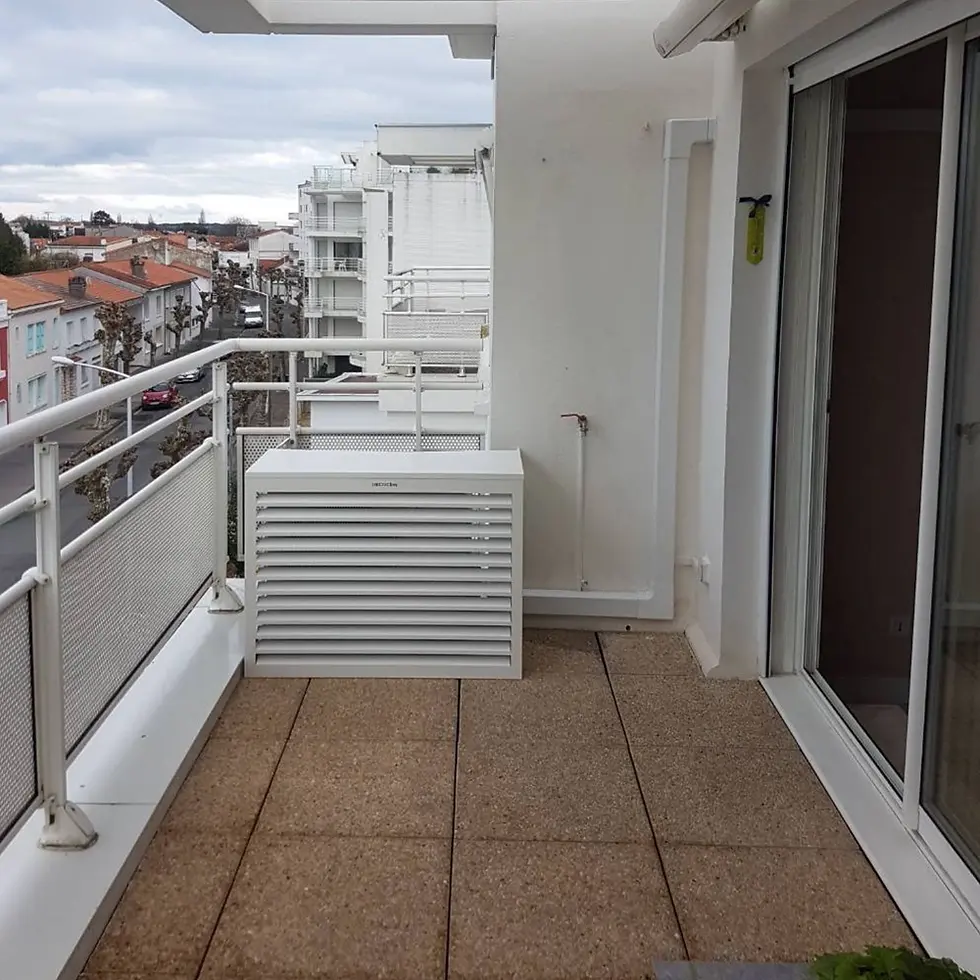 Miniaturbild: Sichtschutz-Verkleidung Alu Reinweiss