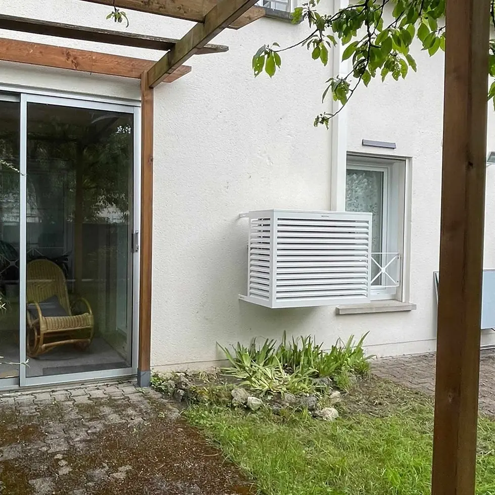 Miniaturbild: Sichtschutz-Verkleidung Alu Reinweiss