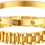 Thumbnail: MPRAINBOW 2pcs Gold Chain Link Bracelet - Stainless Steel Love Crystal Friendsh