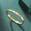 Thumbnail: Lamdo 18K Nail Bracelet Bangle Bracelet Set ，Zircon Bracelet Open Bracelet Fo